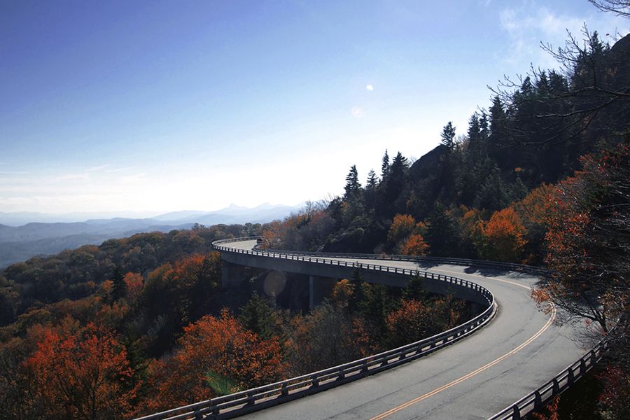 Blue Ridge Parkway is one of the most scenic drives in USA